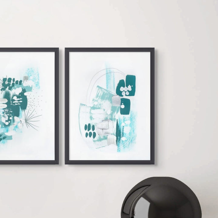 Abstract Mint 1 Art Print