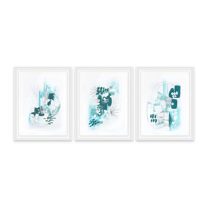 Set "Trident seas 1" + "Trident seas 2" + "Trident seas 3" Art Prints