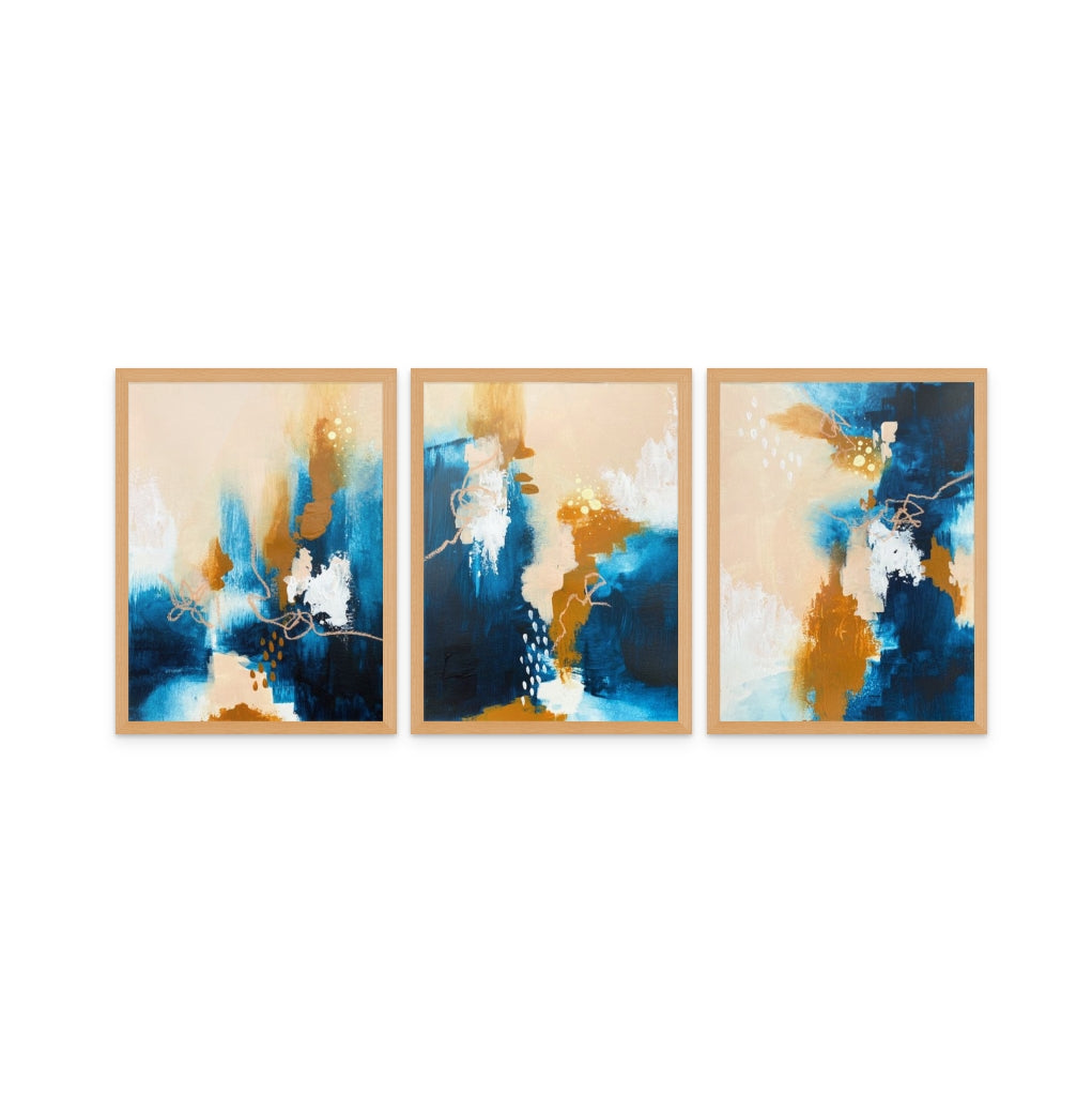 Set "Golden Tide"  Art Prints