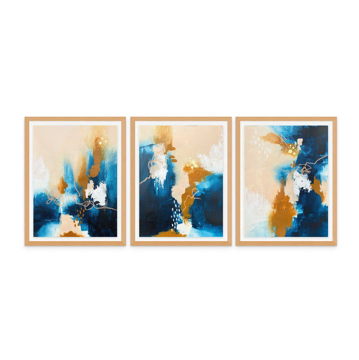 Set "Trident seas 1" + "Trident seas 2" + "Trident seas 3" Art Prints