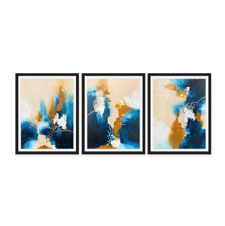 Set "Golden Tide"  Art Prints