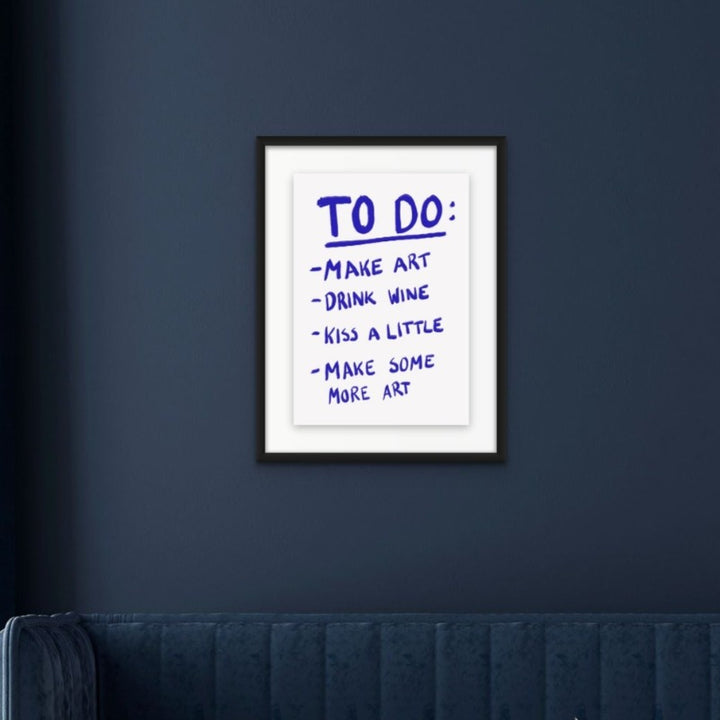 To Do Art Print