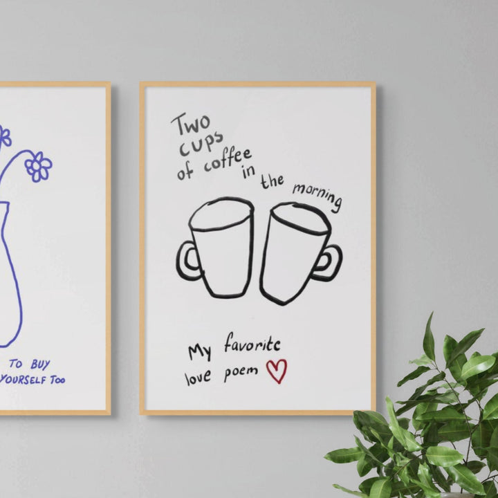 Two Cups Art Print