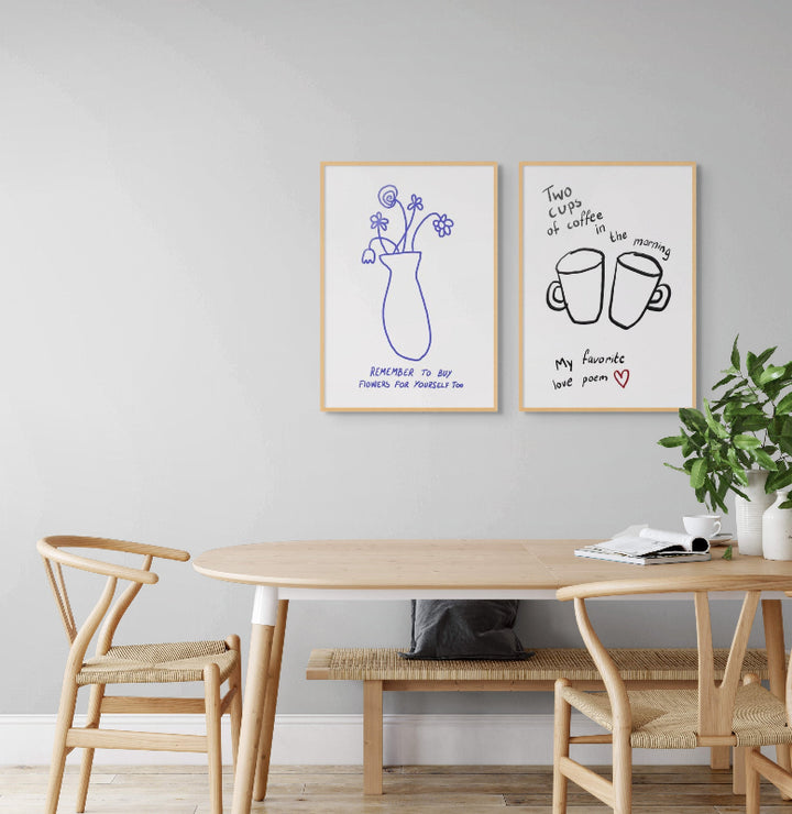 Two Cups Art Print