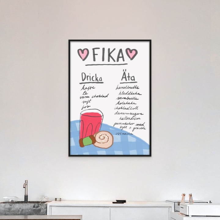 Fika Art Print