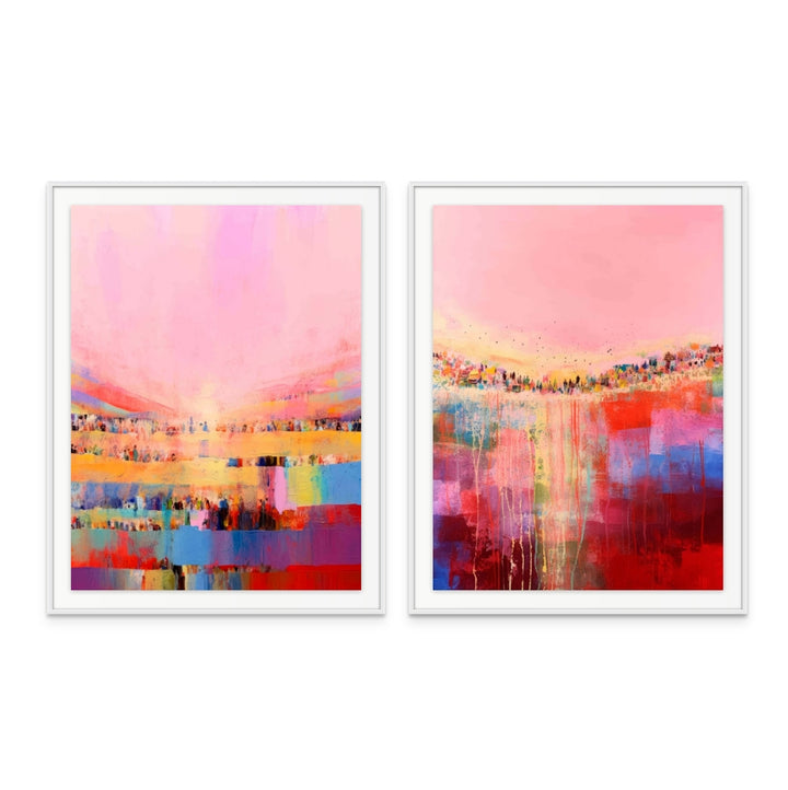 Set "The Love In Us No 4" + "The Love In Us No 5" Art Prints