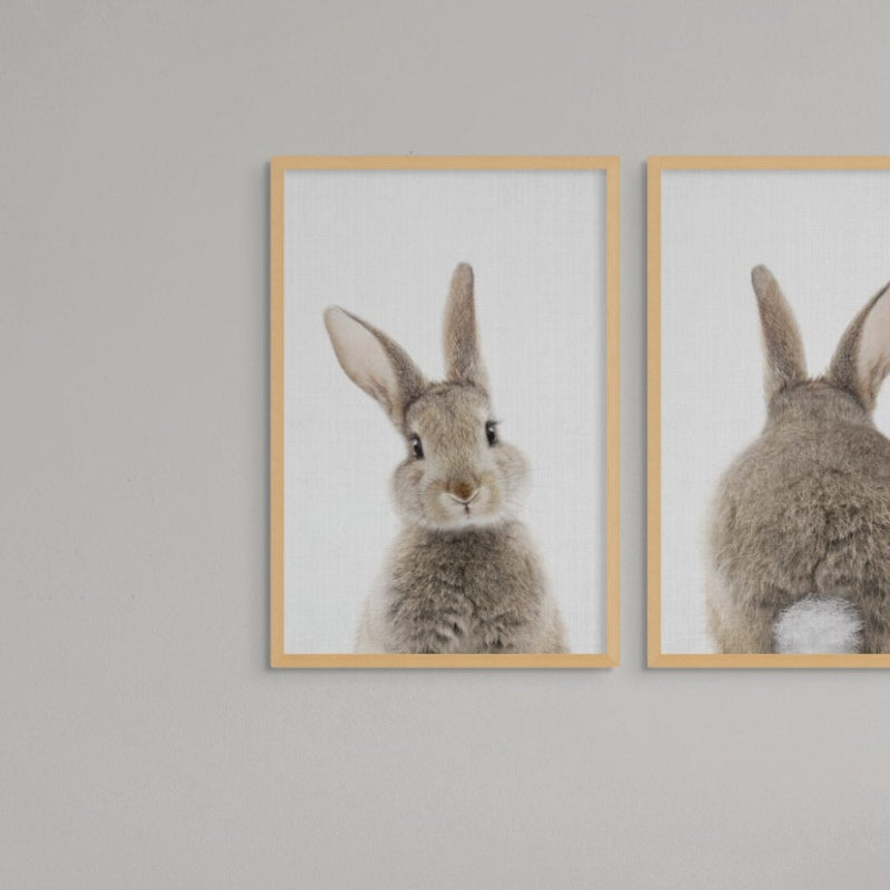 Peekaboo Bunny Art Print