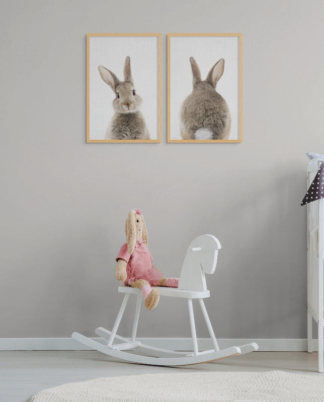 Peekaboo Bunny Art Print