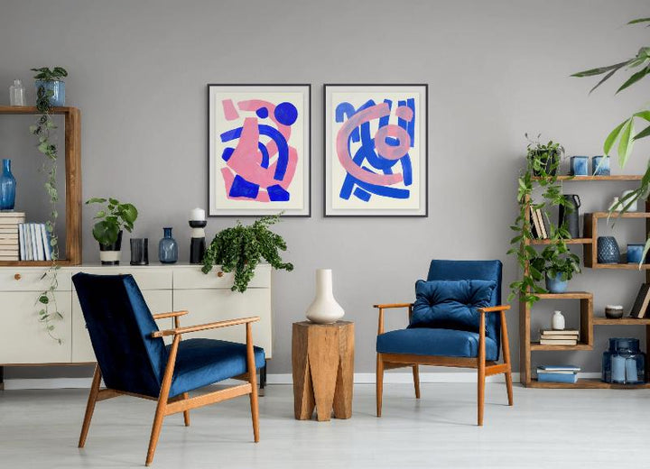 Set "Funky Beat" Art Prints