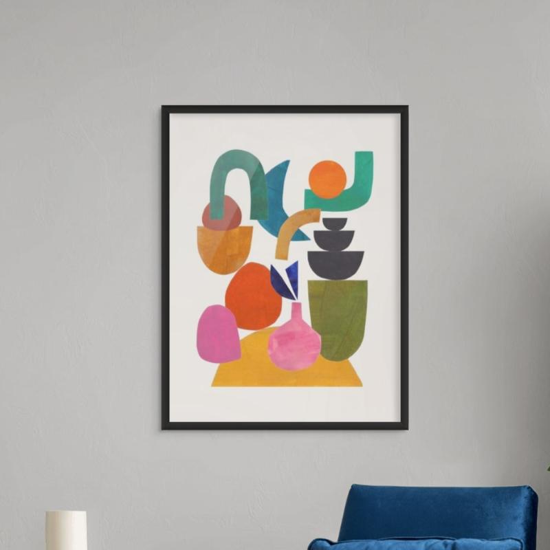 Happily Stacked Art Print