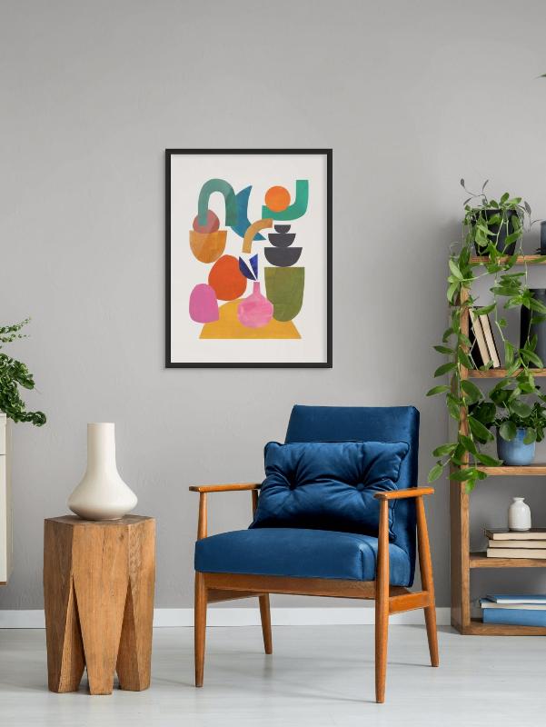 Happily Stacked Art Print