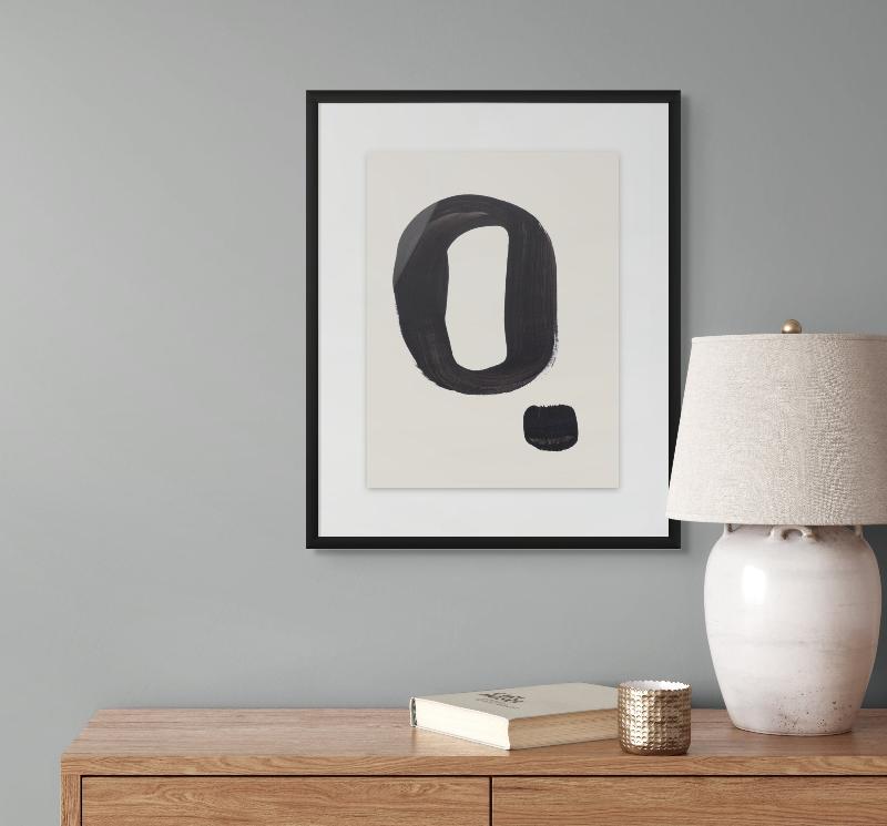 Ink Ring Art Print