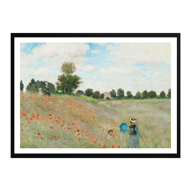 Cuadro "Poppy Field Near Argenteuil (1873)"