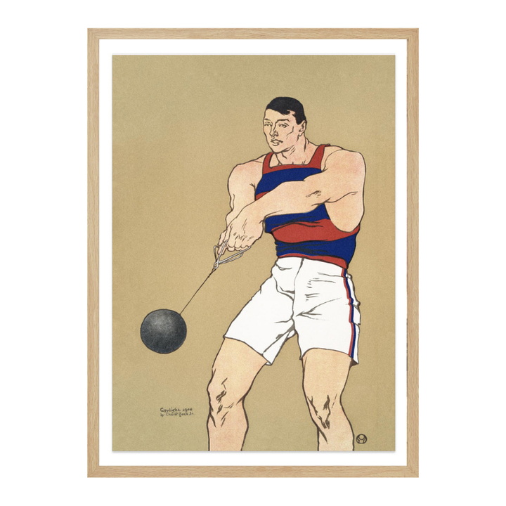 Hammer Throw Art Print