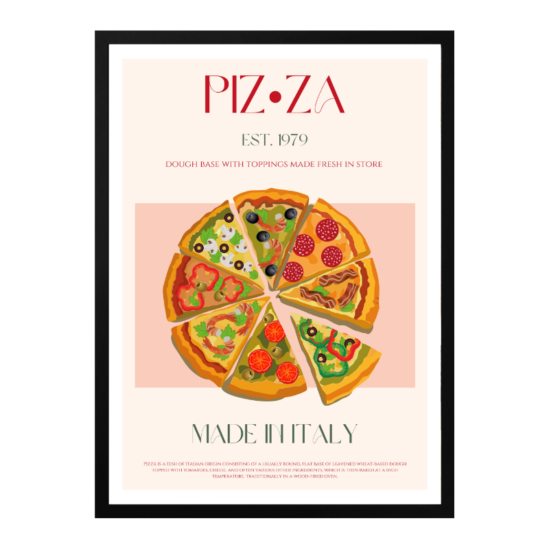 Cuadro "Slices of Italy"