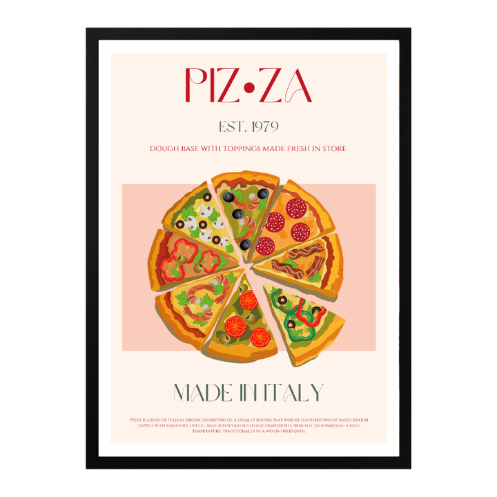 Cuadro "Slices of Italy"