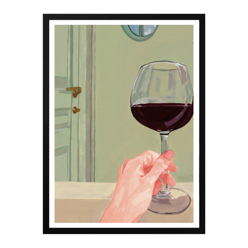Cuadro "Relaxing Wine Moment"
