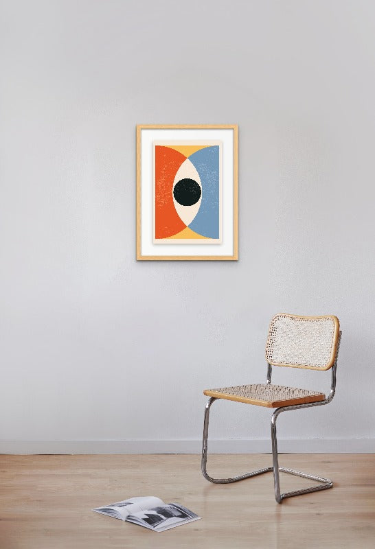 Minimal Abstract Shapes Series #5 Art Print