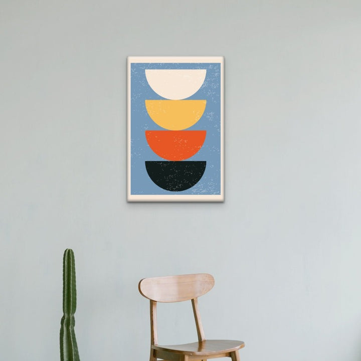 Minimal Abstract Shapes Series #21 Art Print