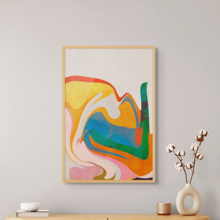 Organic Bauhaus Waved Art Print