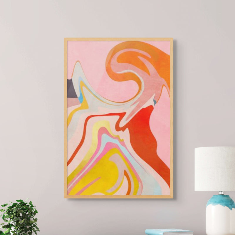 Organic Bauhaus Waved 2 Art Print