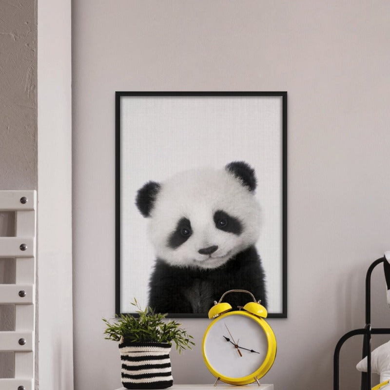 Peekaboo Baby Panda Art Print