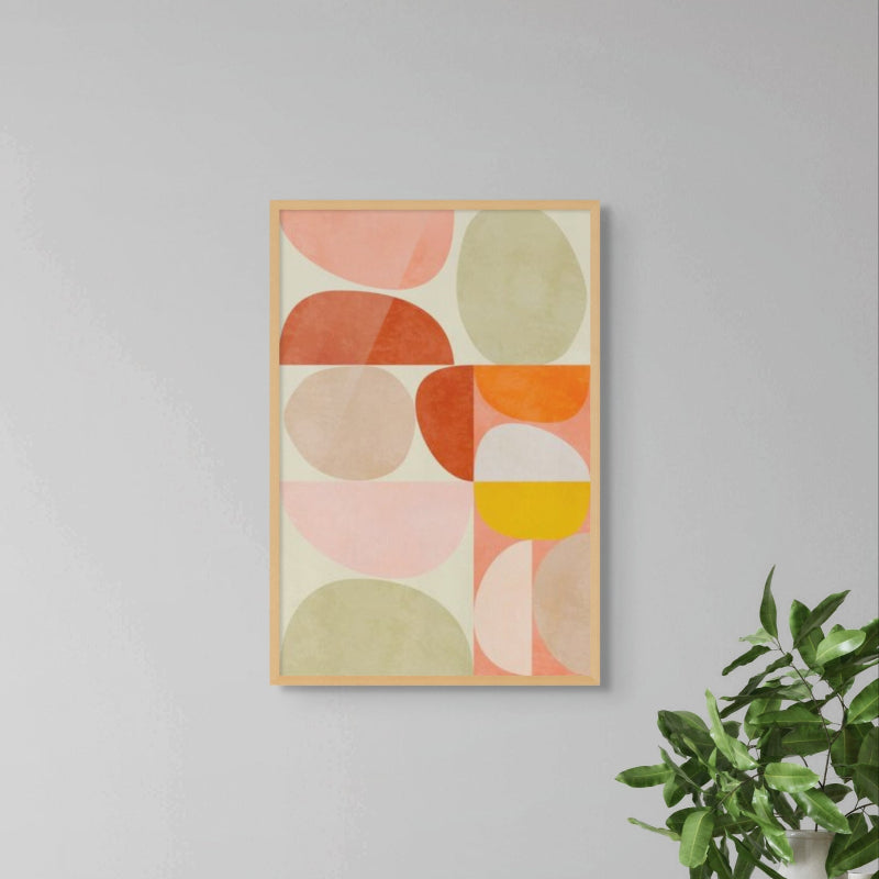 Pastel Geometry Art Print