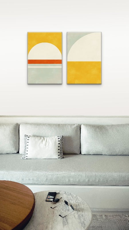 Set "Bauhaus 3 23" + "Bauhaus 2 23" Art Prints