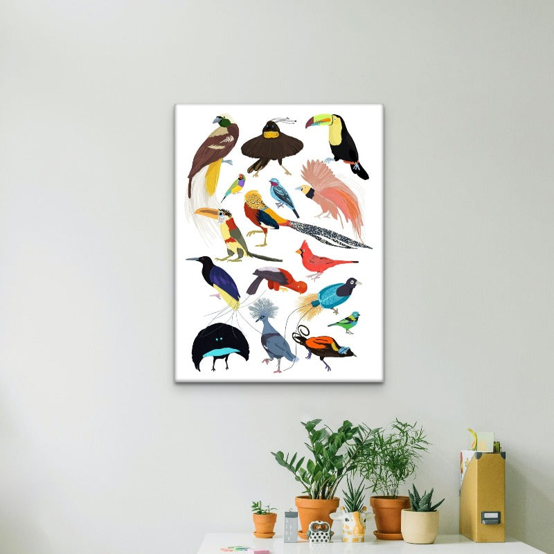 Birds of Paradise Art Print