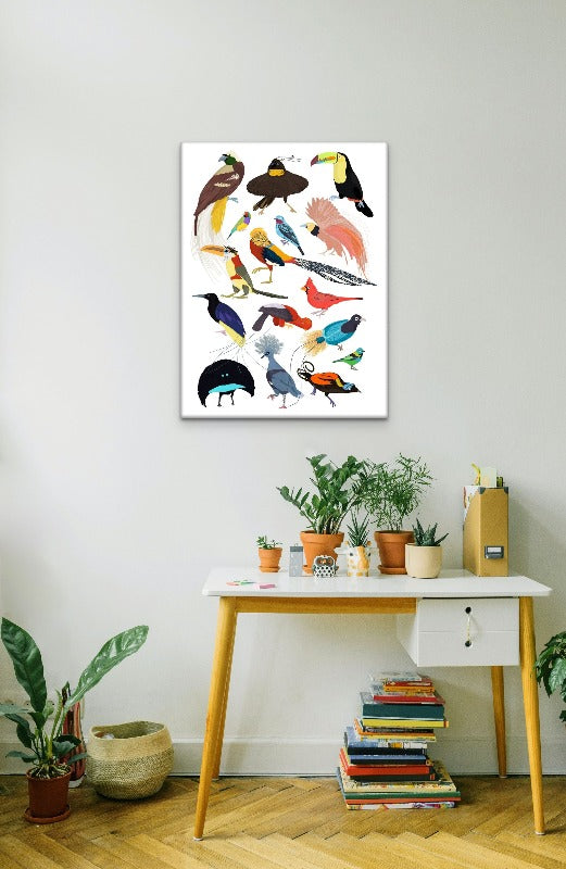 Birds of Paradise Art Print