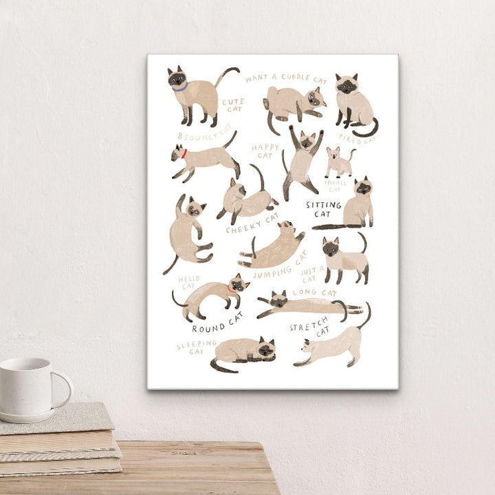 Siamese Cat Art Print