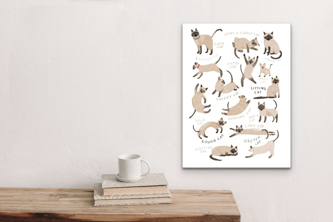 Siamese Cat Art Print