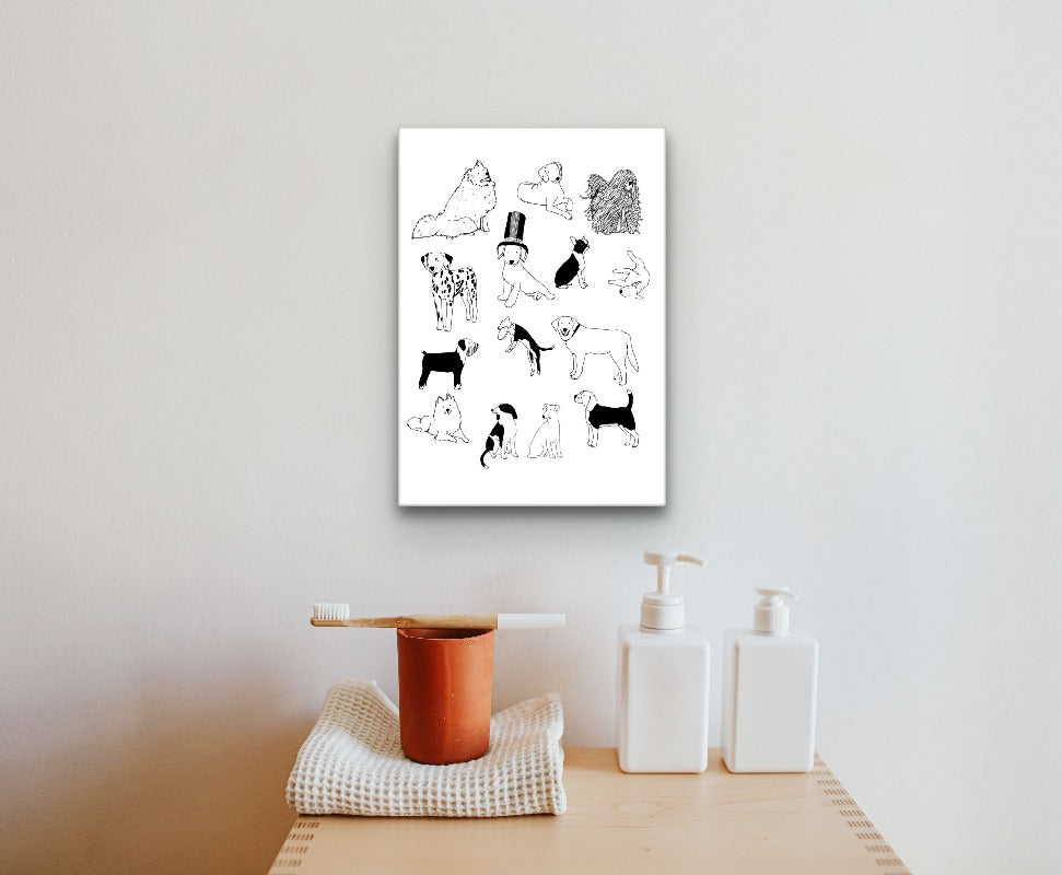 Dogs Art Print