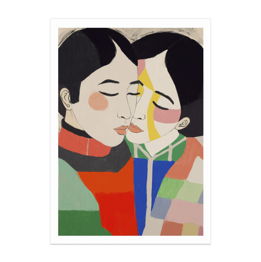 Loving Couple Art Print