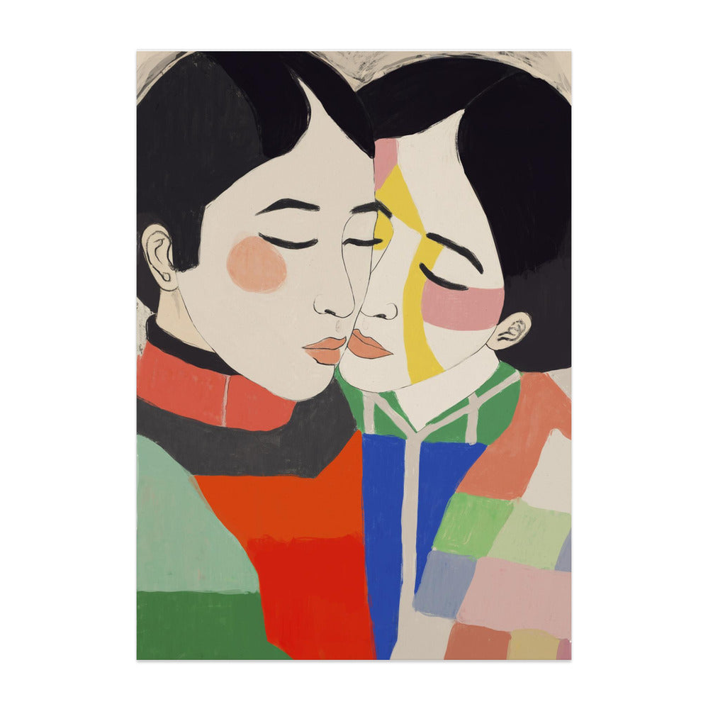 Loving Couple Art Print