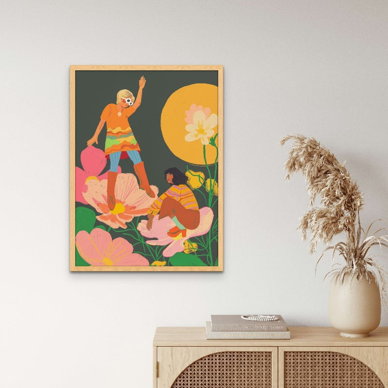 Floral Home Art Print