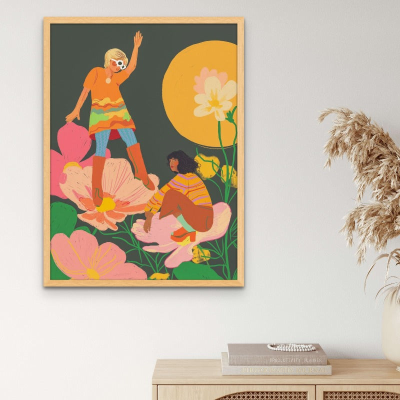 Floral Home Art Print