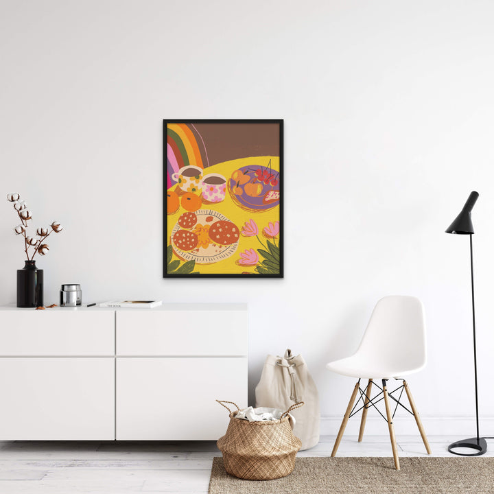 Yellow Table Art Print