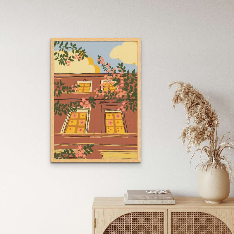 Spring House Art Print