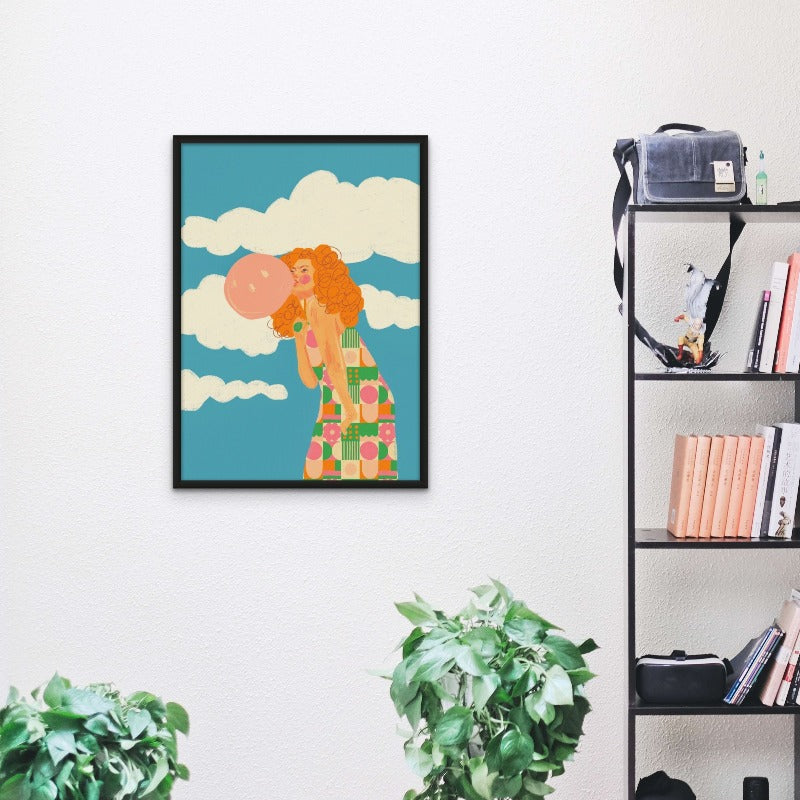 Bubble Gum Art Print