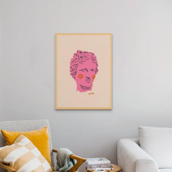 Ancient Head Art Print