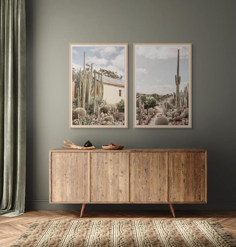 Set "Desert Cathedral" + "Cactus Farm" Art Prints