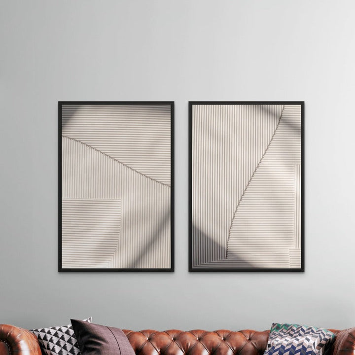 Set "Paper Studies 4" + "Paper Studies 5" Art Print