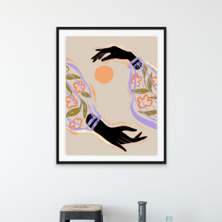 Embrace The Sun Art Print