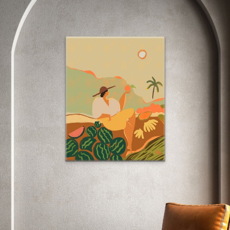 Farmer Guava Art Print