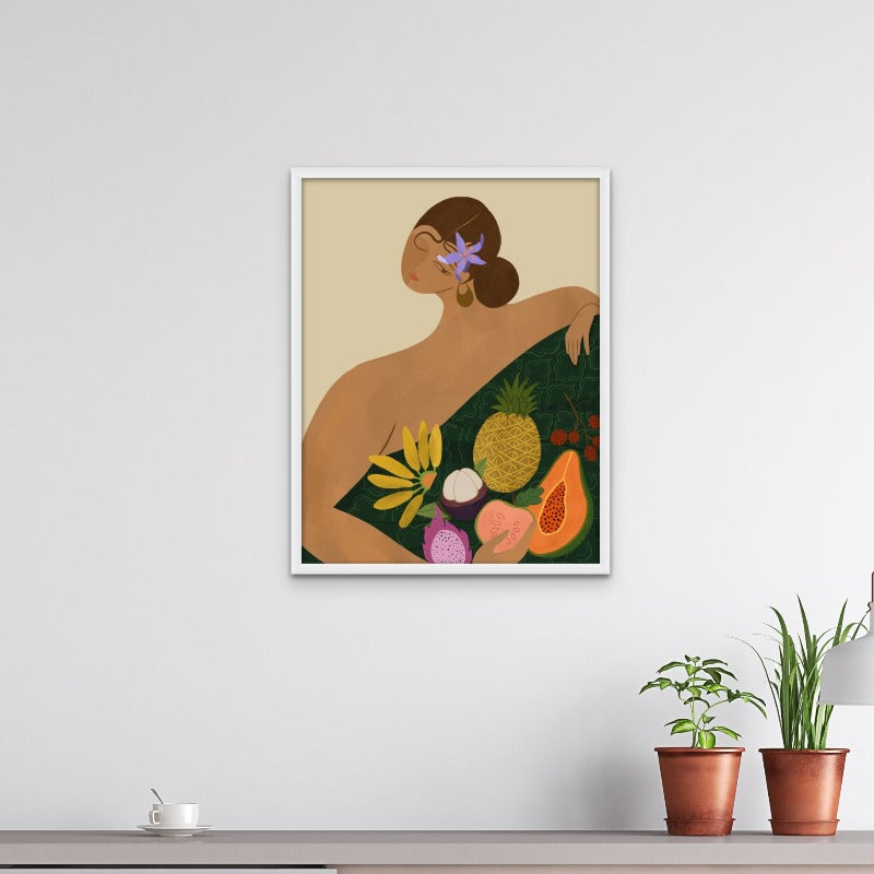 Fruit Seller Art Print