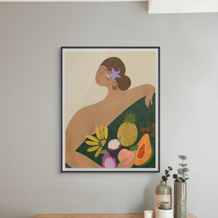 Fruit Seller Art Print