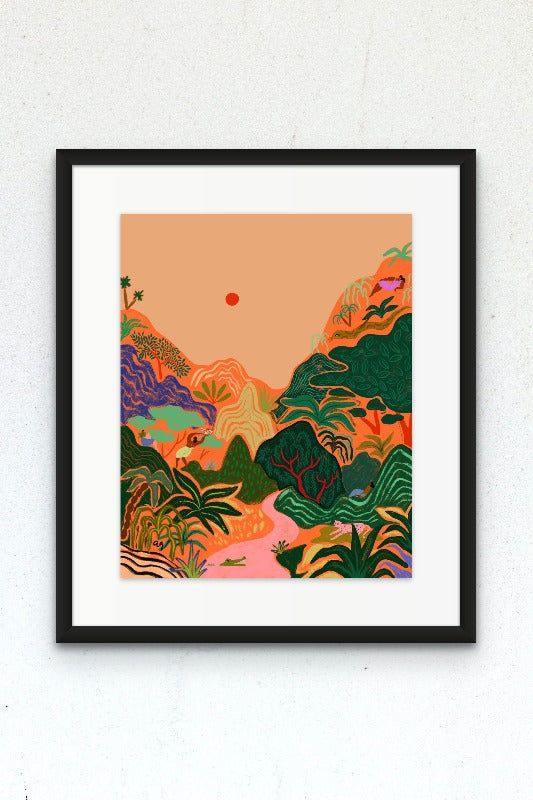 Hidden Paradise No2 Art Print