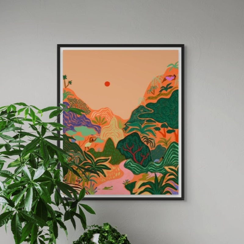 Hidden Paradise No2 Art Print