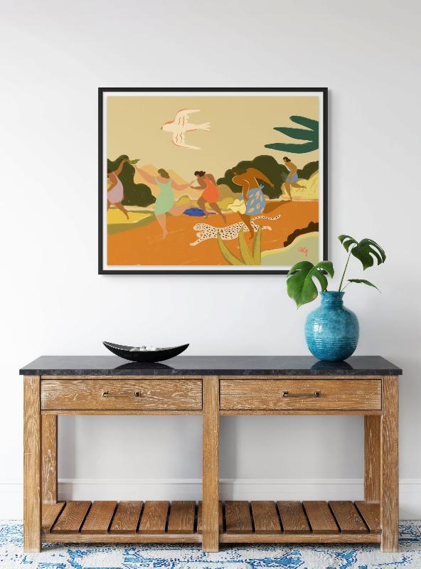 Run Art Print